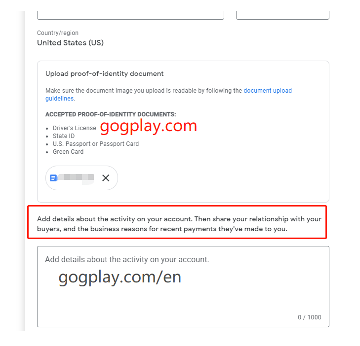 Google Play Merchant Account Your payments have been held，Interpret recent account activity details